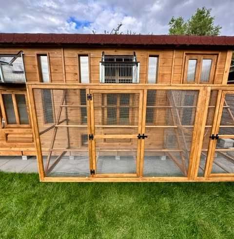 Gołębnik 5m x 2,5m woliera 3m x 1m