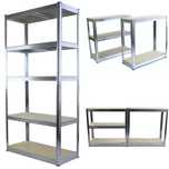 REGAŁ MAGAZYNOWY Metalowy Stojący 180cm x 90cm x 40cm 875kg