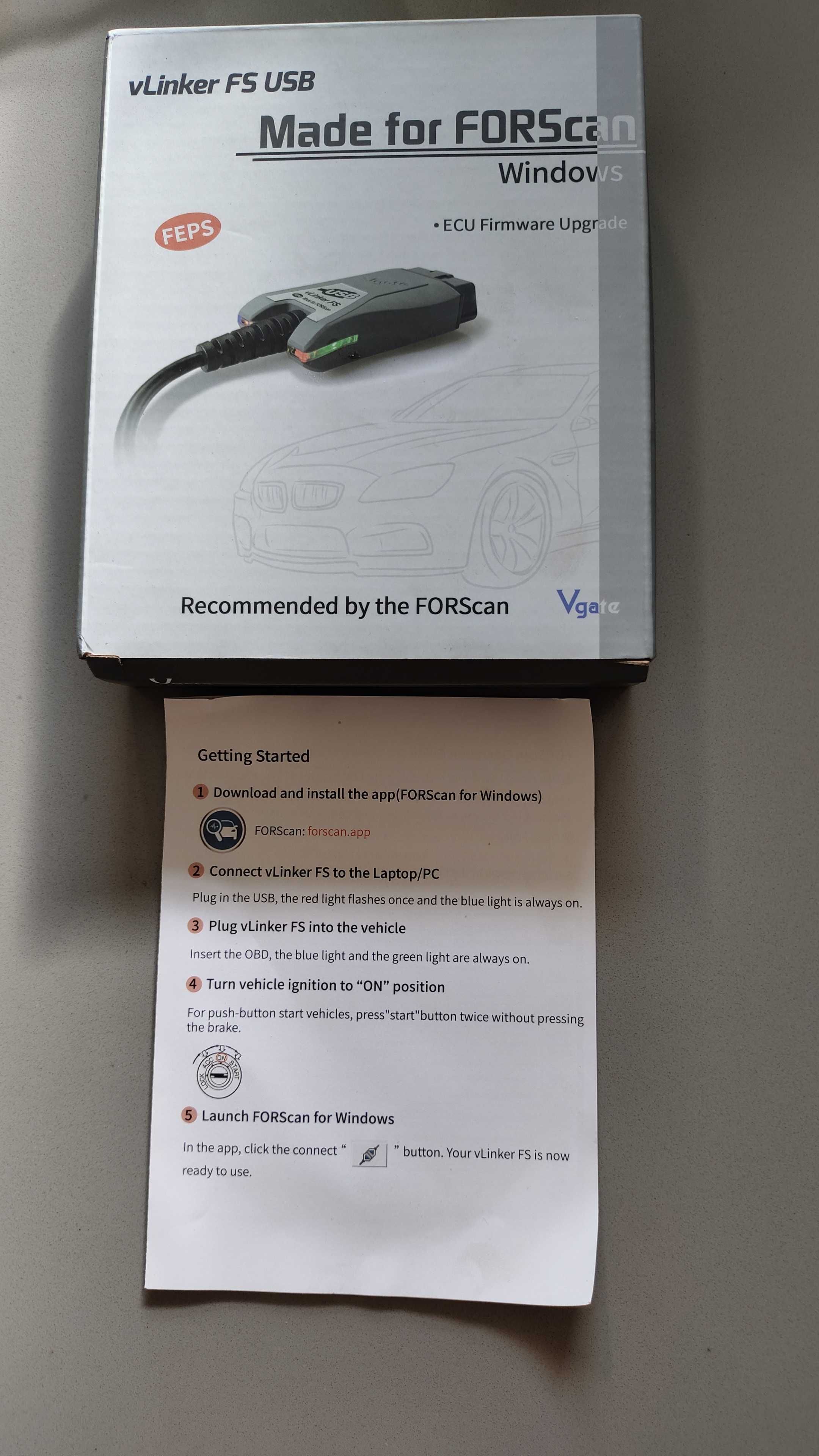 vLinker FS USB para Forscan Vgate3