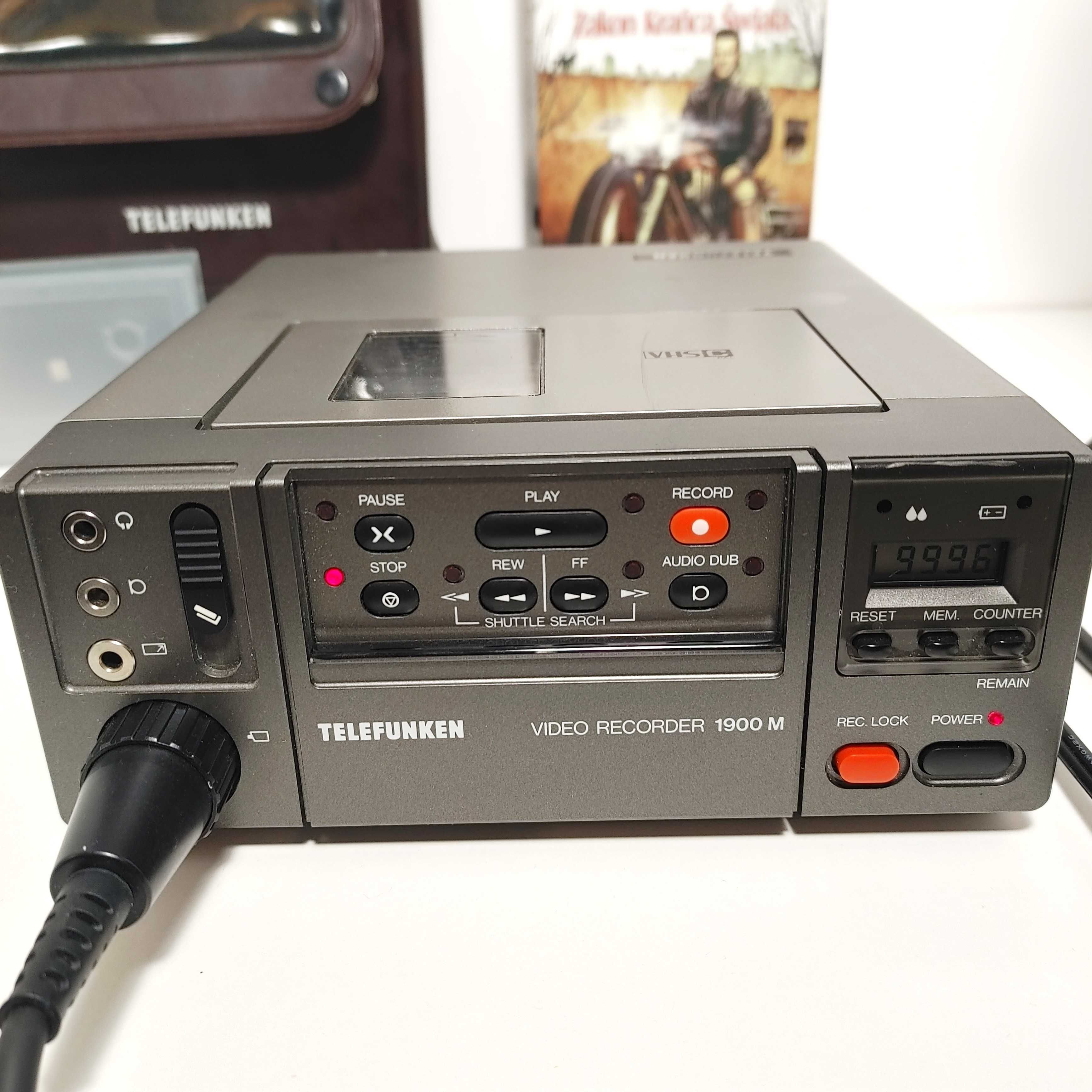 Kamera z Video Recorder Telefunken 1900 M + Sharp XC-54 DUŻY ZESTAW