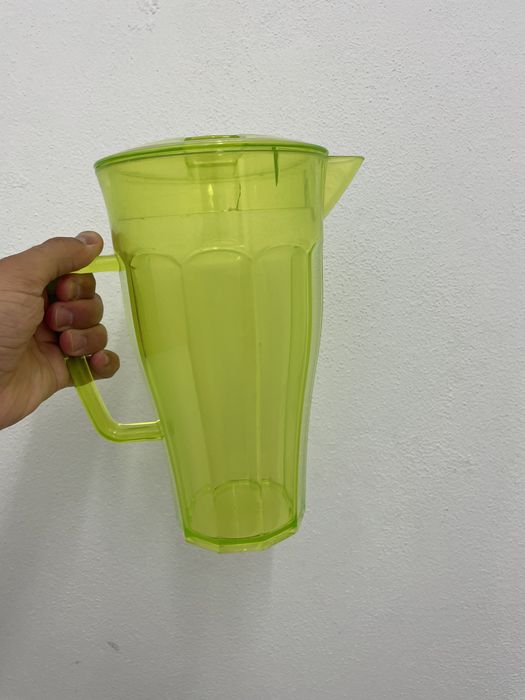 Jarro plástico verde loja área