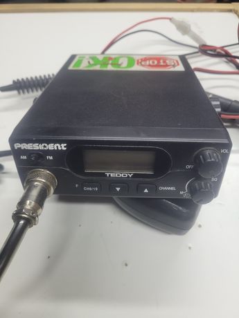 Cb radio president teddy z anteną + przedłużacz