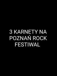 3 karnety na Poznań Rock Festiwal 2024