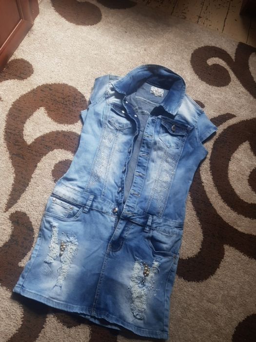 Джинсовий сарафан