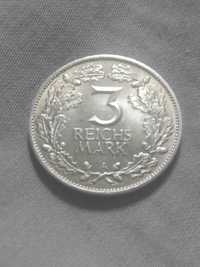 3 Reichsmarki 1925r. 1000-lecie Nadrenii
