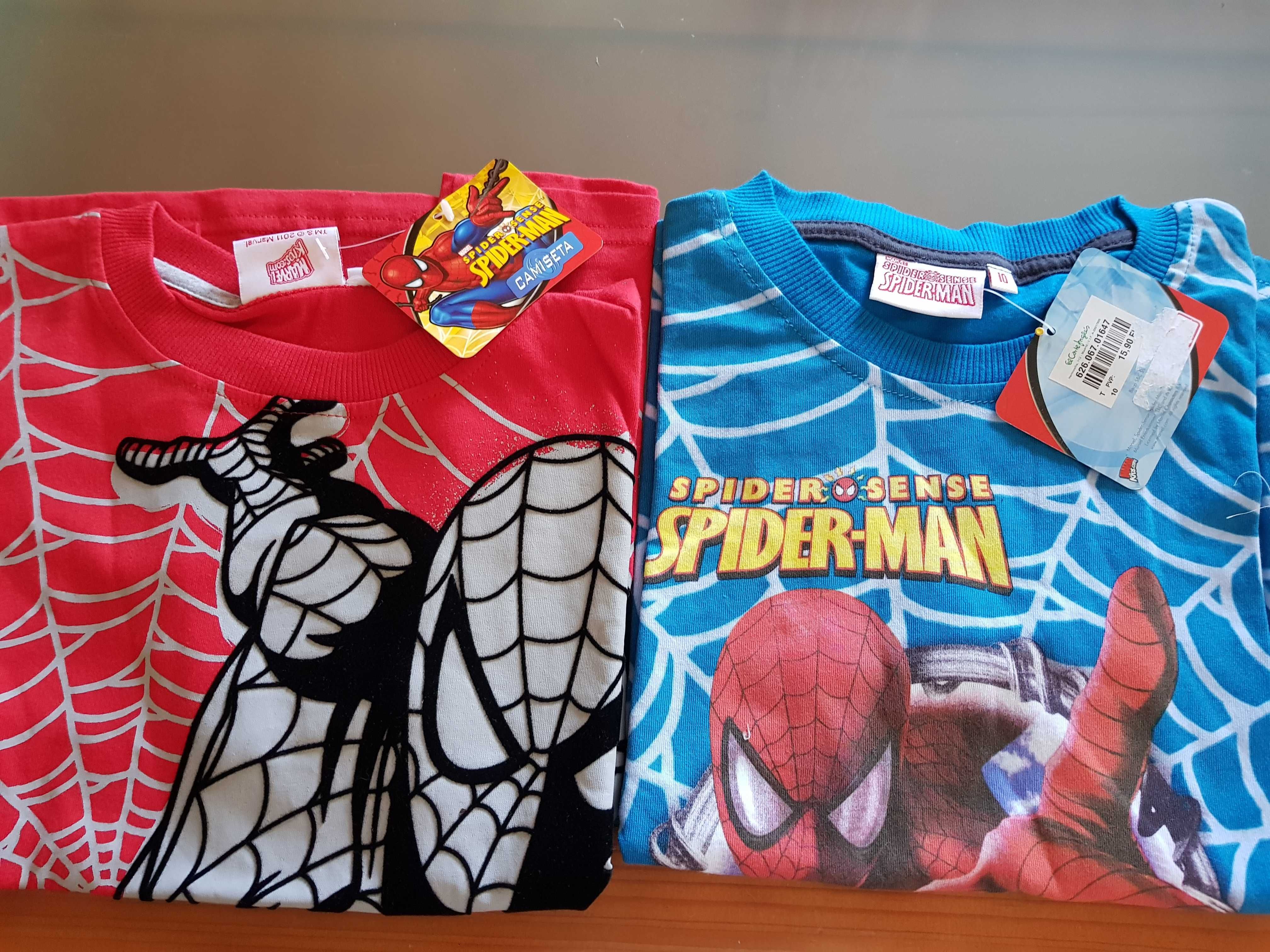 T - shirts novas Homem Aranha