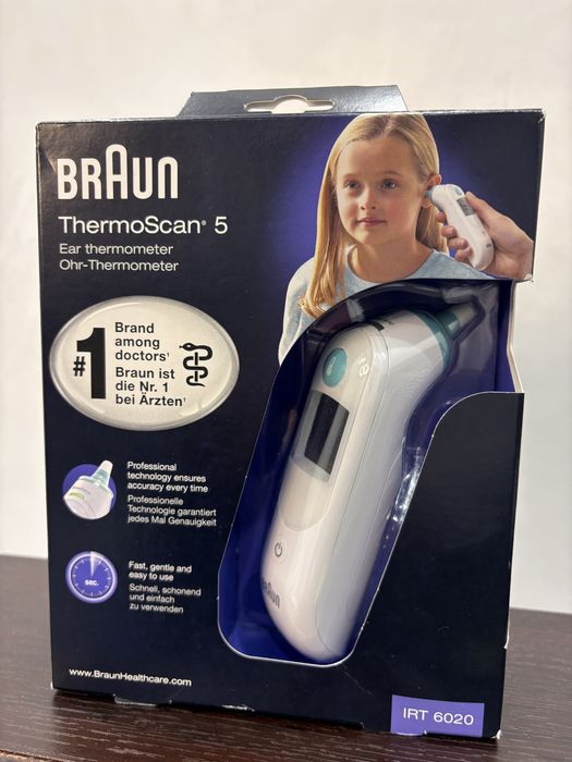 Безконтактний інфрачервоний термометр Braun 5 IRT 6020