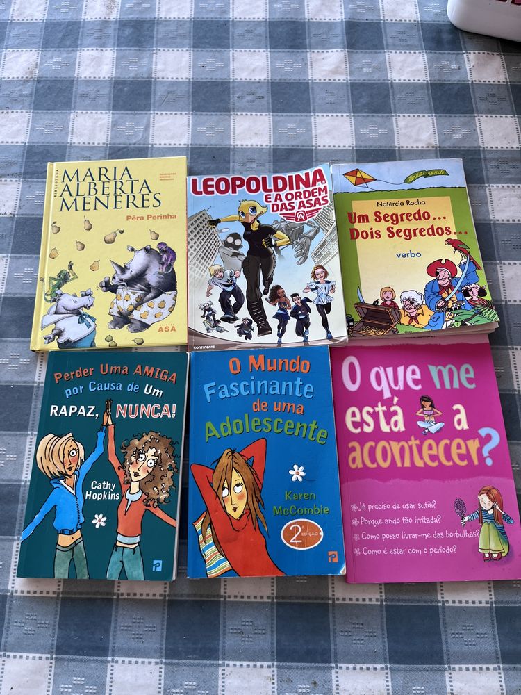 Lote 6 livros infantis