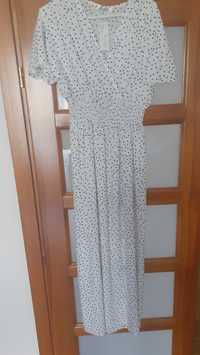 Zestaw Sukienka letnia maxi 38 40 nowa + sweter Orsay