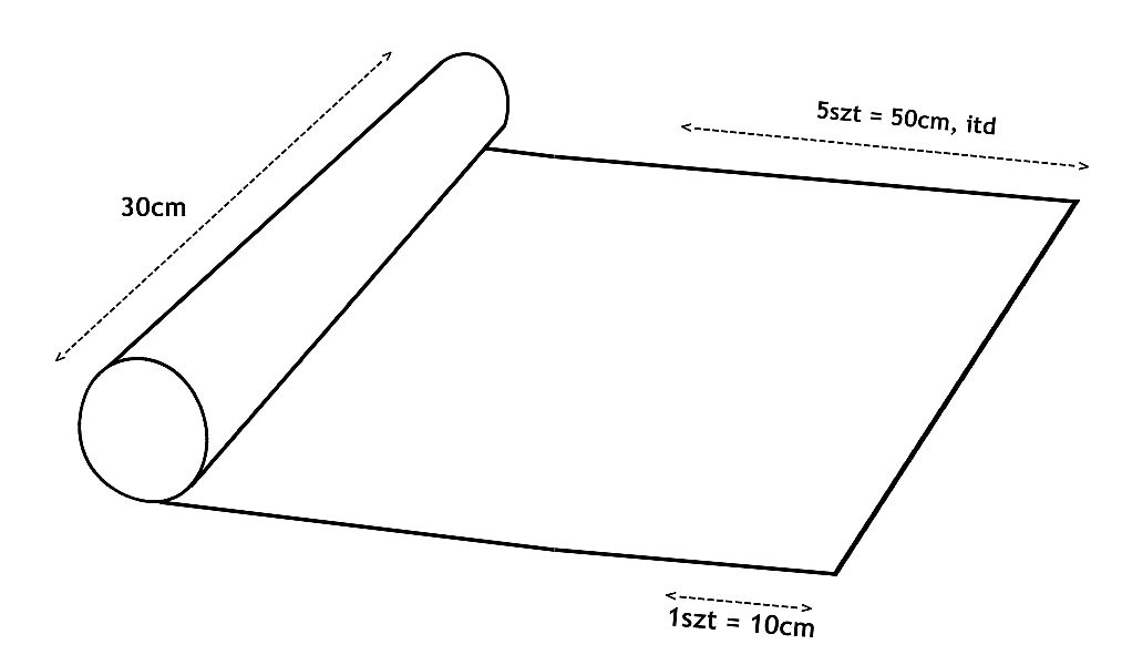 Happet Tło Akwariowe Dwustronne 30x10cm