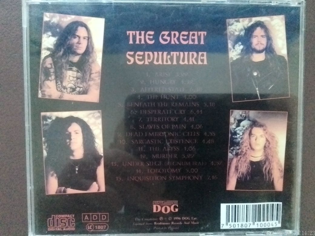 SEPULTURA. "the great Sepultura"1996р.в