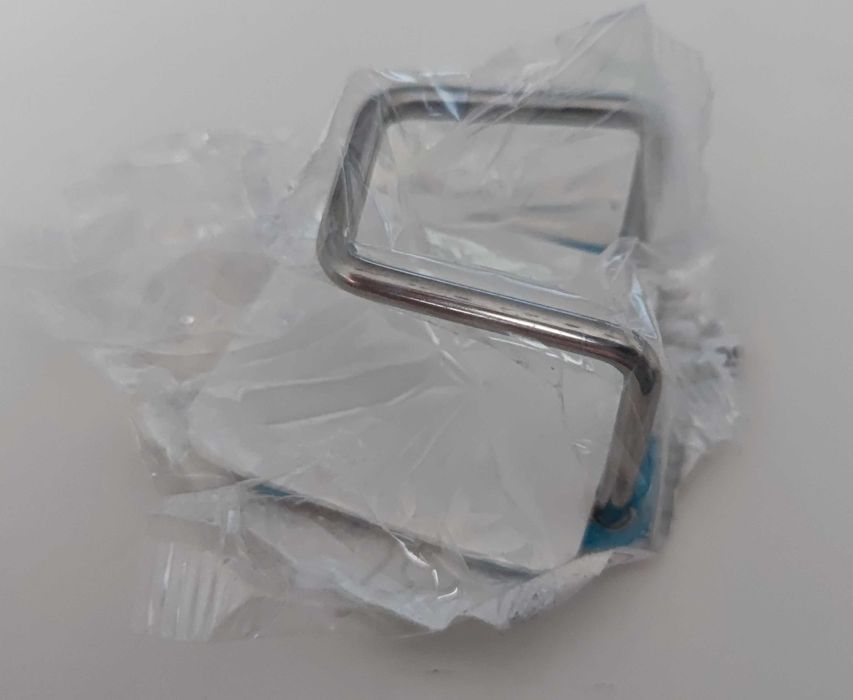 Wieszak kuchenny 4szt, łazienkowy, srebrny, naklejany