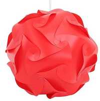 Candeeiro Origami - Iqlight - vermelho