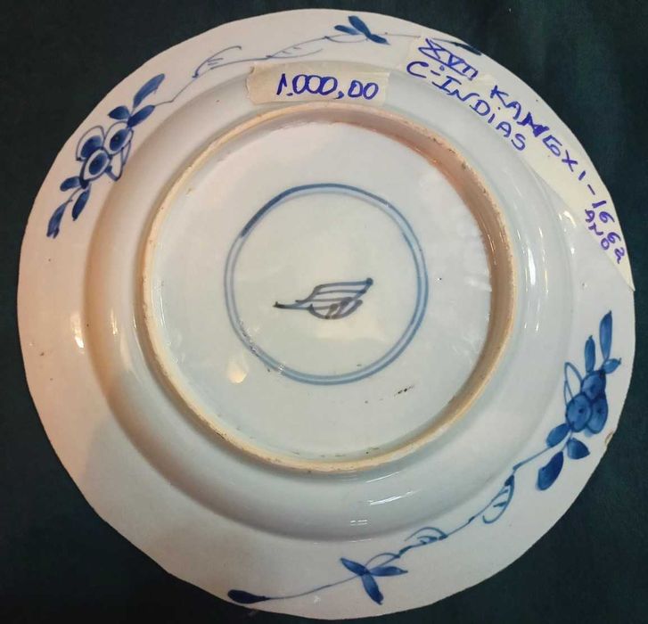 Prato Kangxi Companhia das Índias