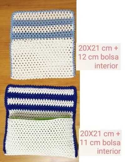 Sacos em croché arte