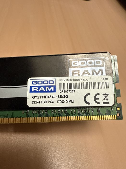 RAM firmy GoodRam 8GB PC4 1700