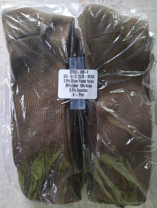 USA антибактеріальні шкарпетки USOA з 2.5% срібної нитки антимікробні