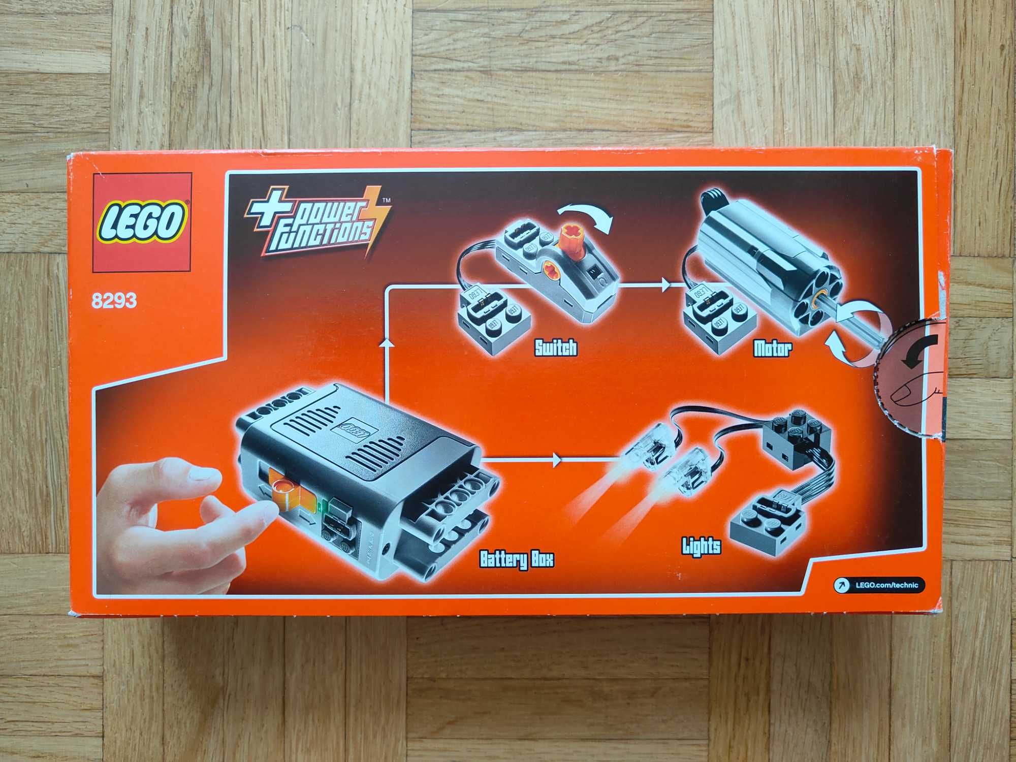 Lego Technic 42038  Łazik arktyczny + 8293 Silnik i lampy