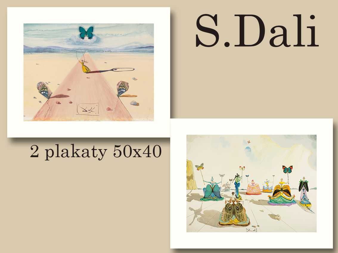 S. Dali 2 plakaty 50x40 cm - komplet