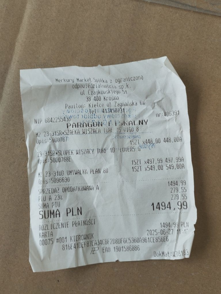 Zestaw mebli łazienkowych w kolorze kaszmir