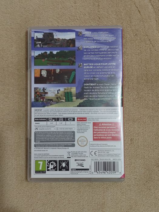 Minecraft nintendo switch