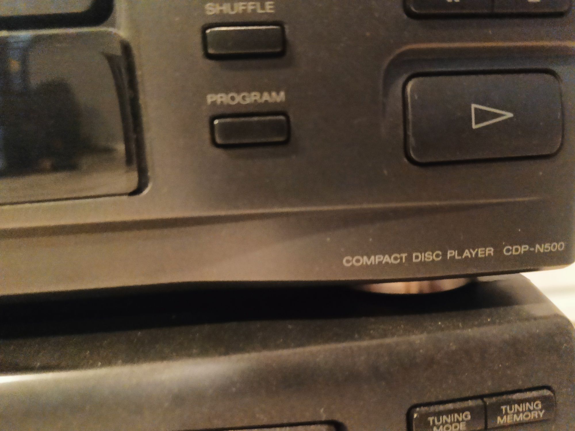 Wieża segmentowa Sony wzmacniacz tuner CD player