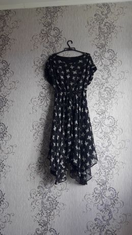 Шыфоновое  платье шифонова сукня чорна