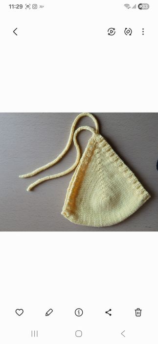 Чепчик жіночий боннет