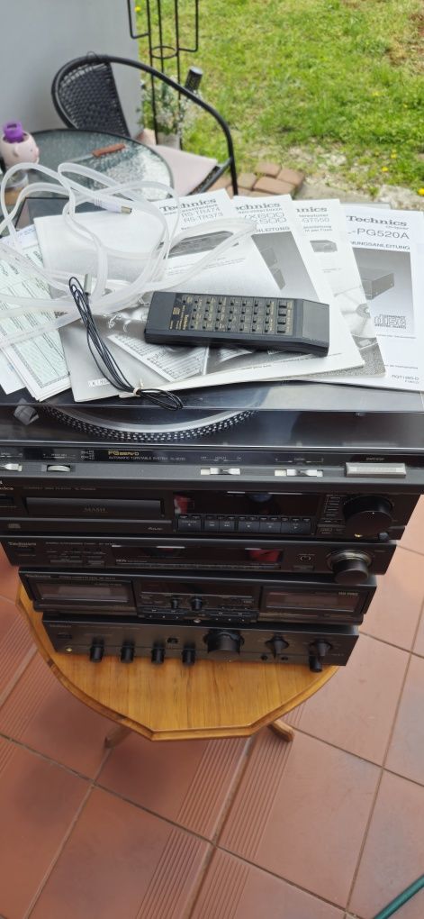 Zestaw Technics SL-PG520A,ST-GT550,RS-TR474,SU-VX600,SL-BD3D ,Pilot