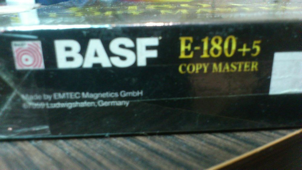 Новая (запечатанная) видеокассета BASF E-180+5.