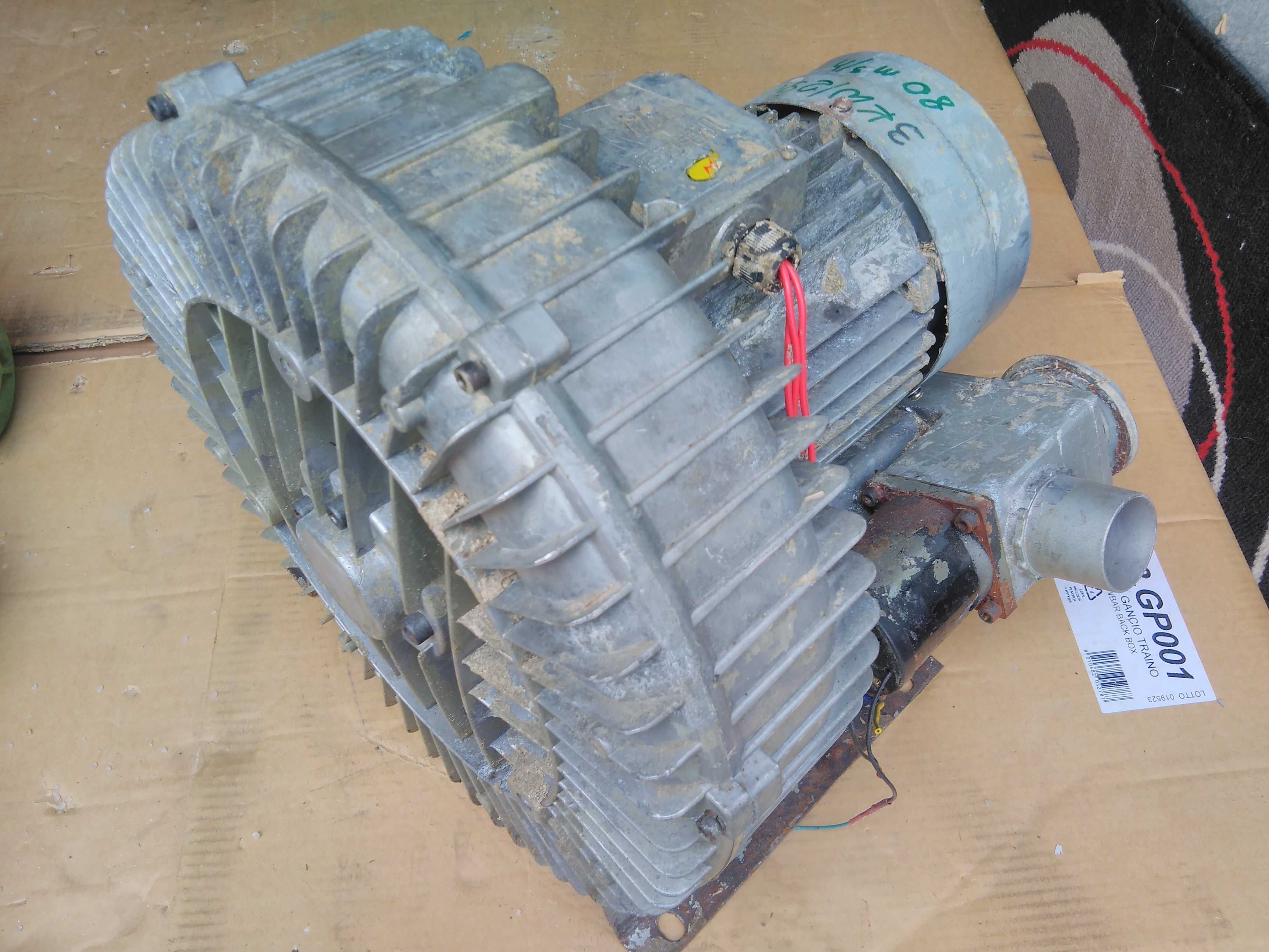 wentylator bocznokanałowy 3kW odkurzacz centralny przemysłowy cnc