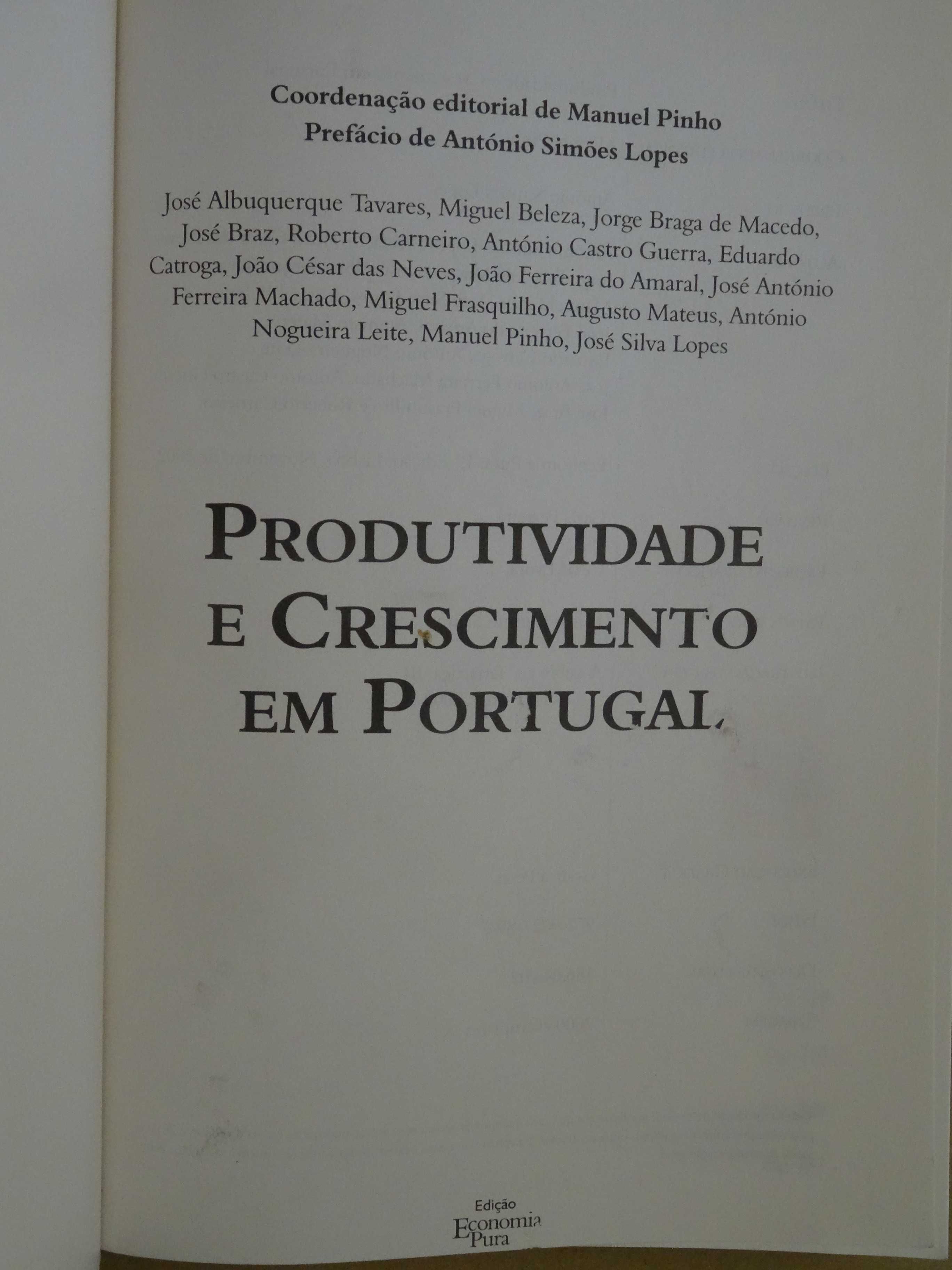 Produtividade e Crescimento em Portugal de Manuel Pinho