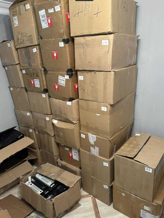 Кучу товара 40+ коробок різне/нове 700+кг