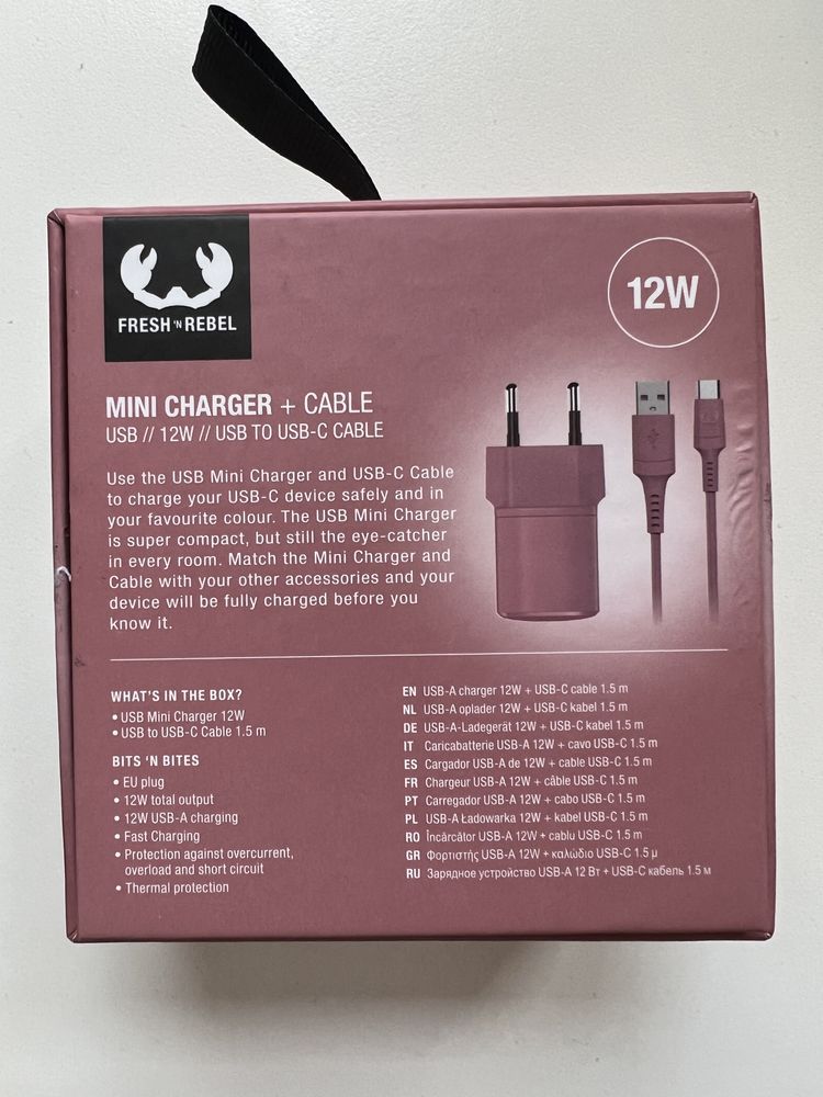 nowa ładowarka 12W zasilacz USB + kabel USC-C