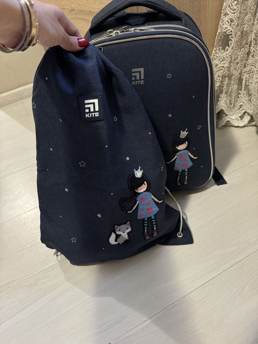 Портфел 2в 1 для девочке