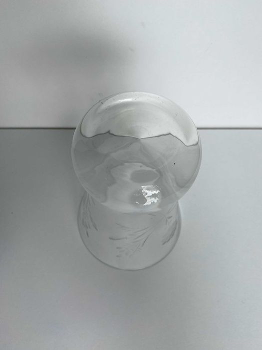 zestaw starych szklanek szlifowanych ze wzorami 6szt.