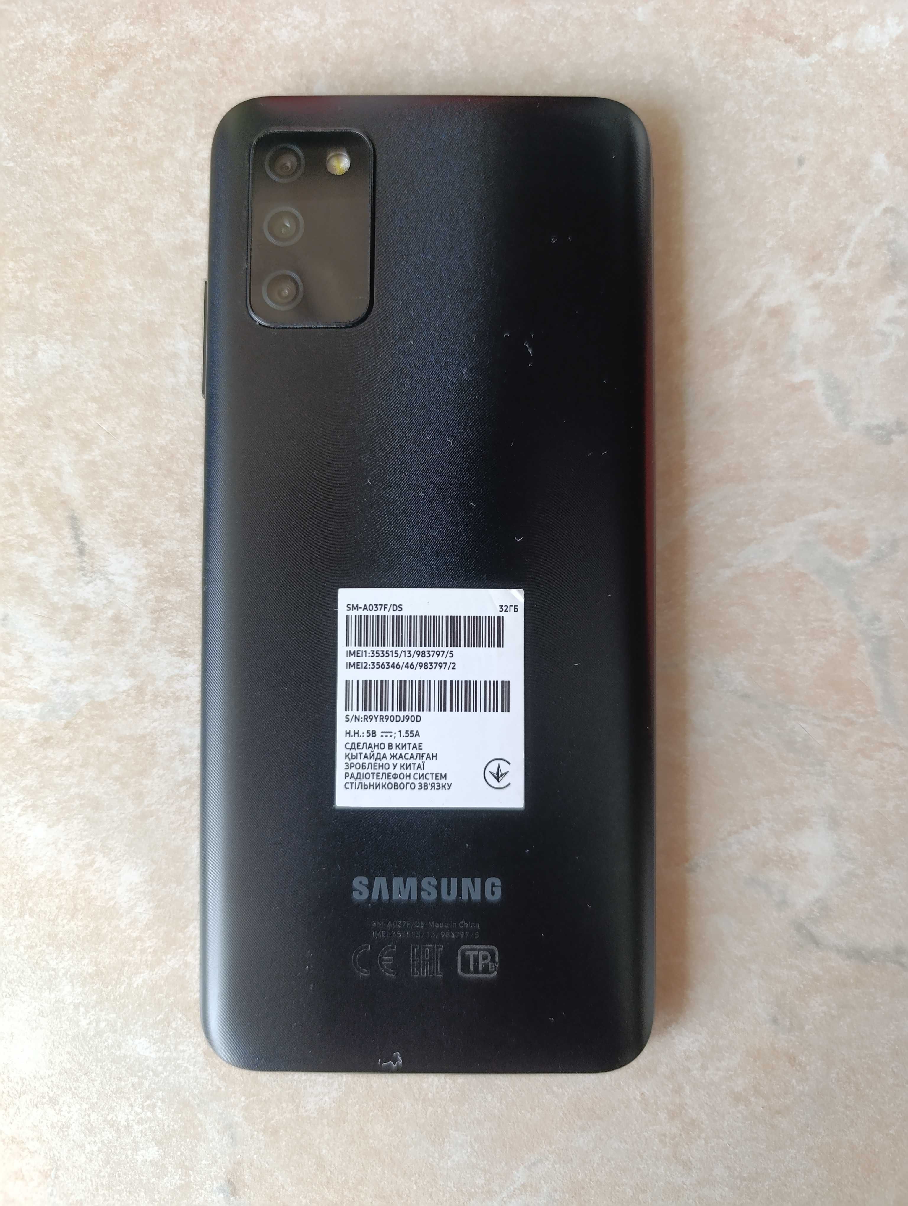 Смартфон  Samsung Galaxy A03s 3/32GB Black