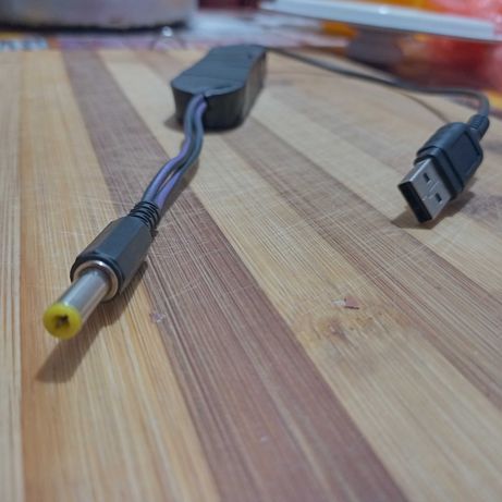 USB кабель, преобразователь DC с 5 вольт в 12
