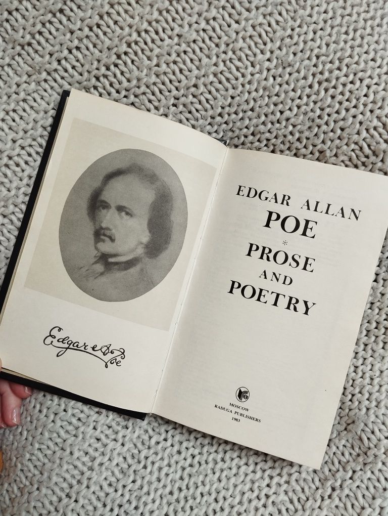 Unikatowe wydanie "Prose and Poetry" Edgar Allan Poe
