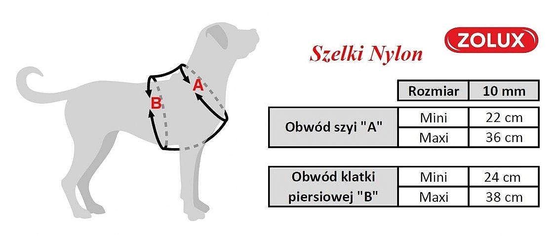 Zolux Szelki Guard spacerowe regulowane S 10mm