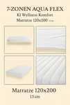 Materac 7-strefowy 120x200 Aqua Flex Komfort 15 cm