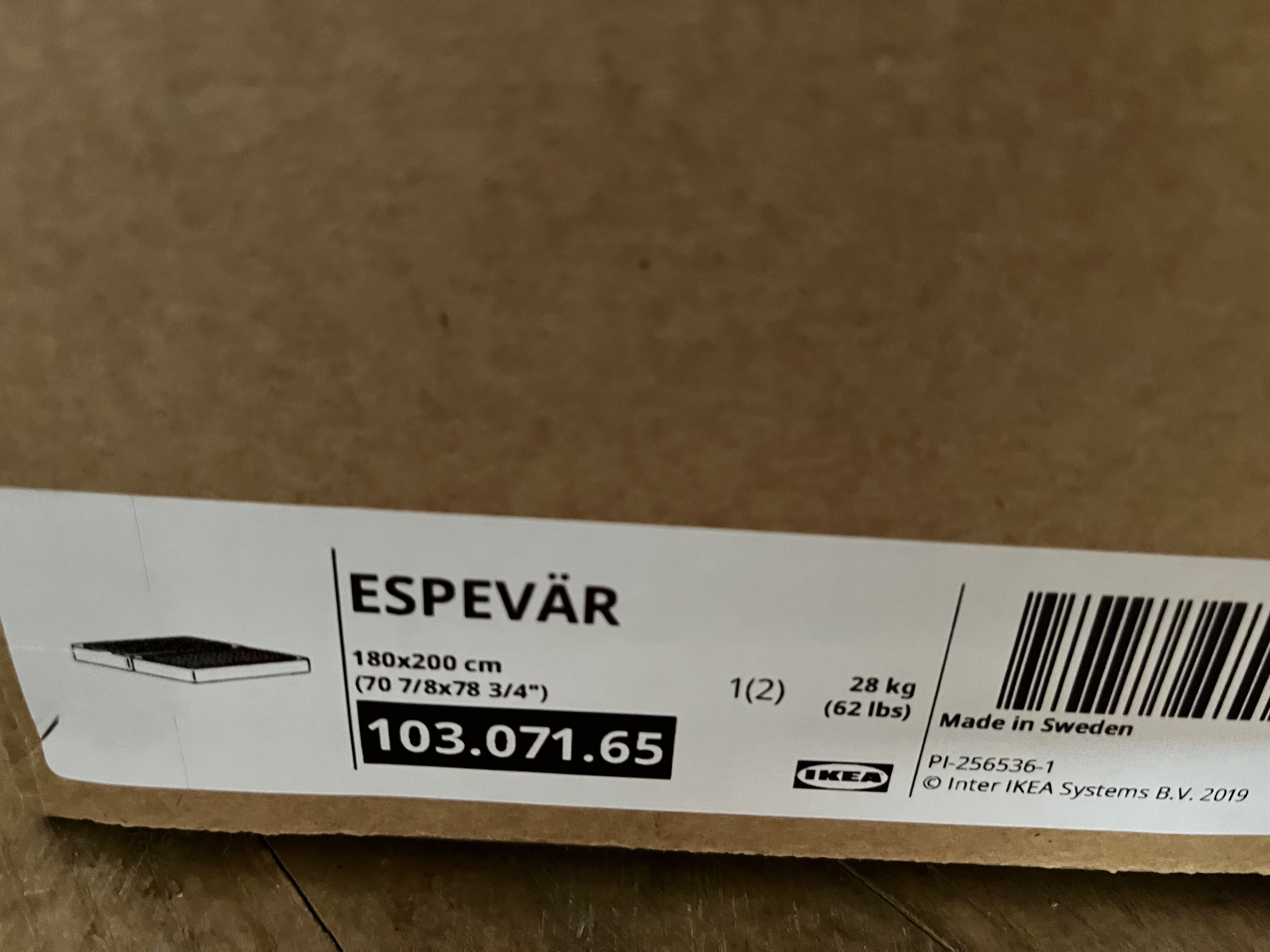 IKEA ESPEVAR Podst. materaca 180x200 + IKEA ENGAVAGEN  90x200 Gratis