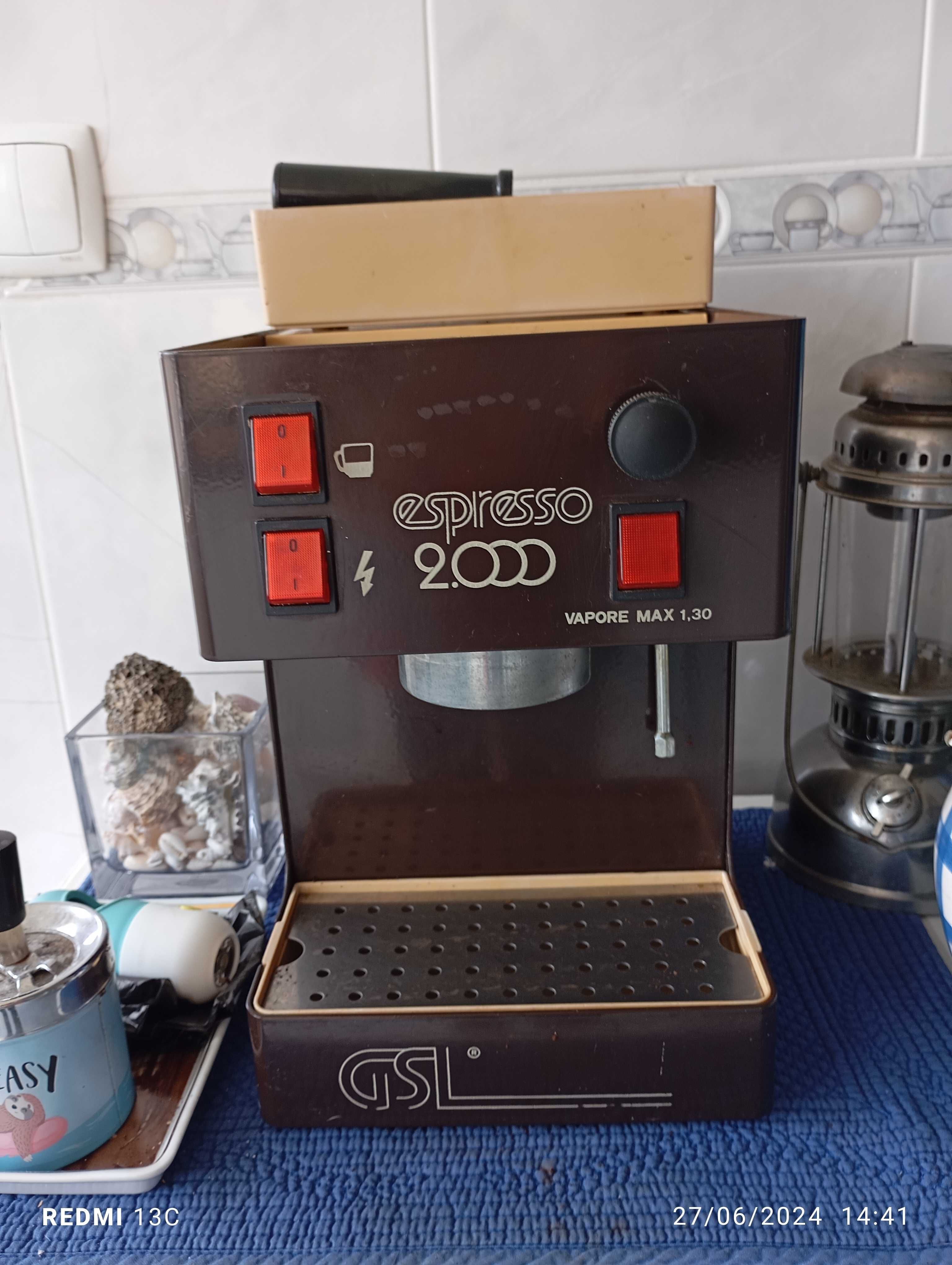 Maquina café GLS Expresso 2000 Antiga a funcionar na perfeição