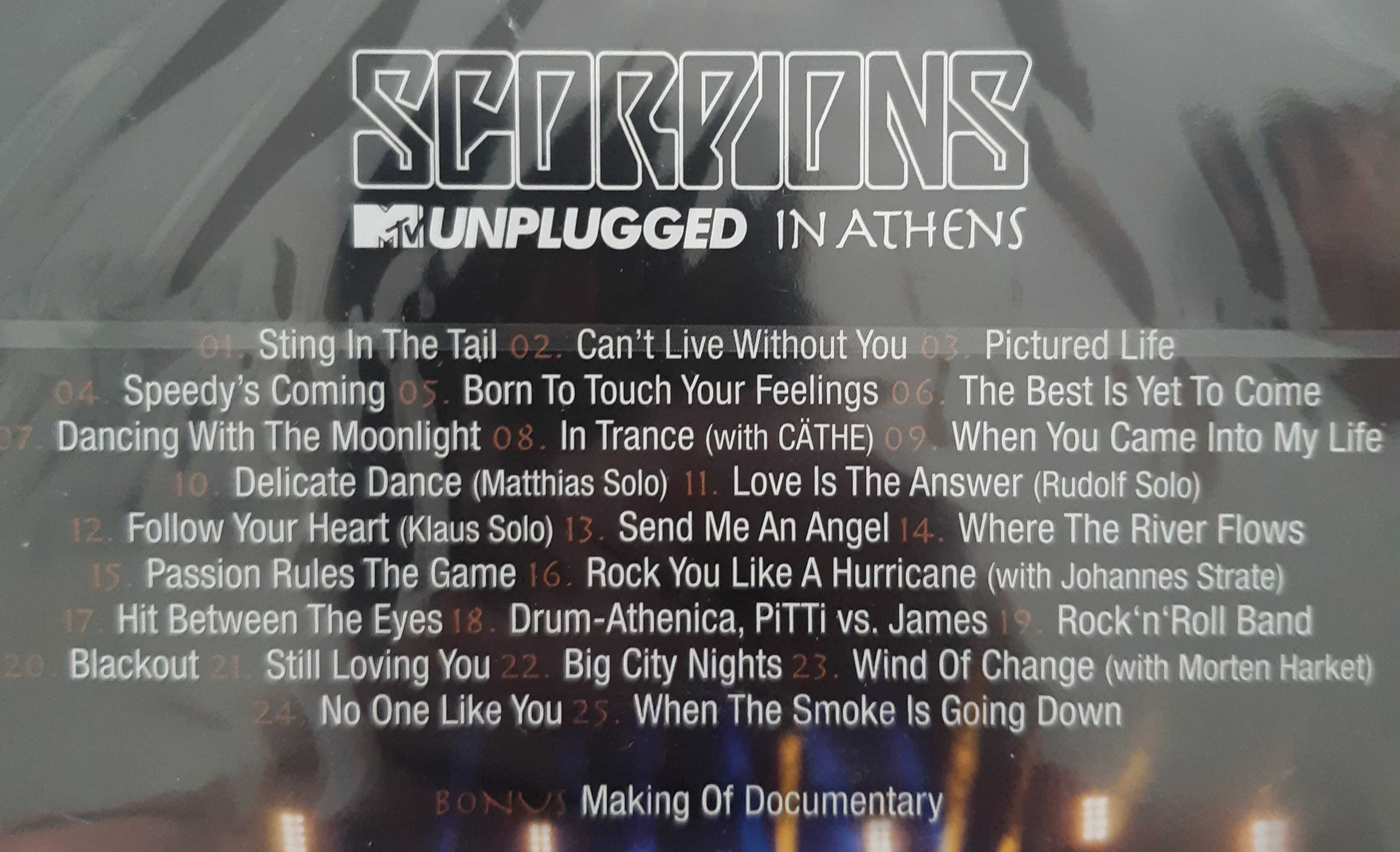 Scorpions MTV Unplugged In Athens Blu-Ray nowa w folii fabrycznej