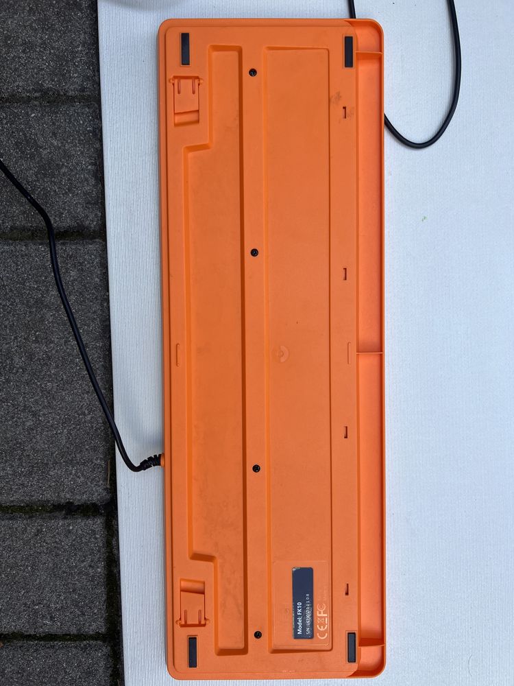 Клавиатура A4Tech FK10 компьютерная оранжевая