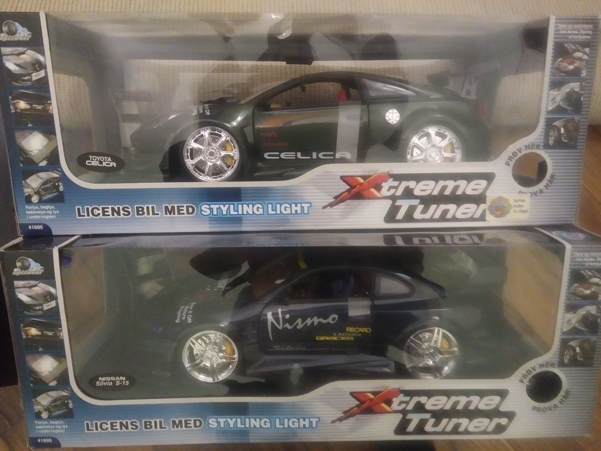Моделі 1:12. Nissan Silvia S-15, Toyota Celica, Xtreme
