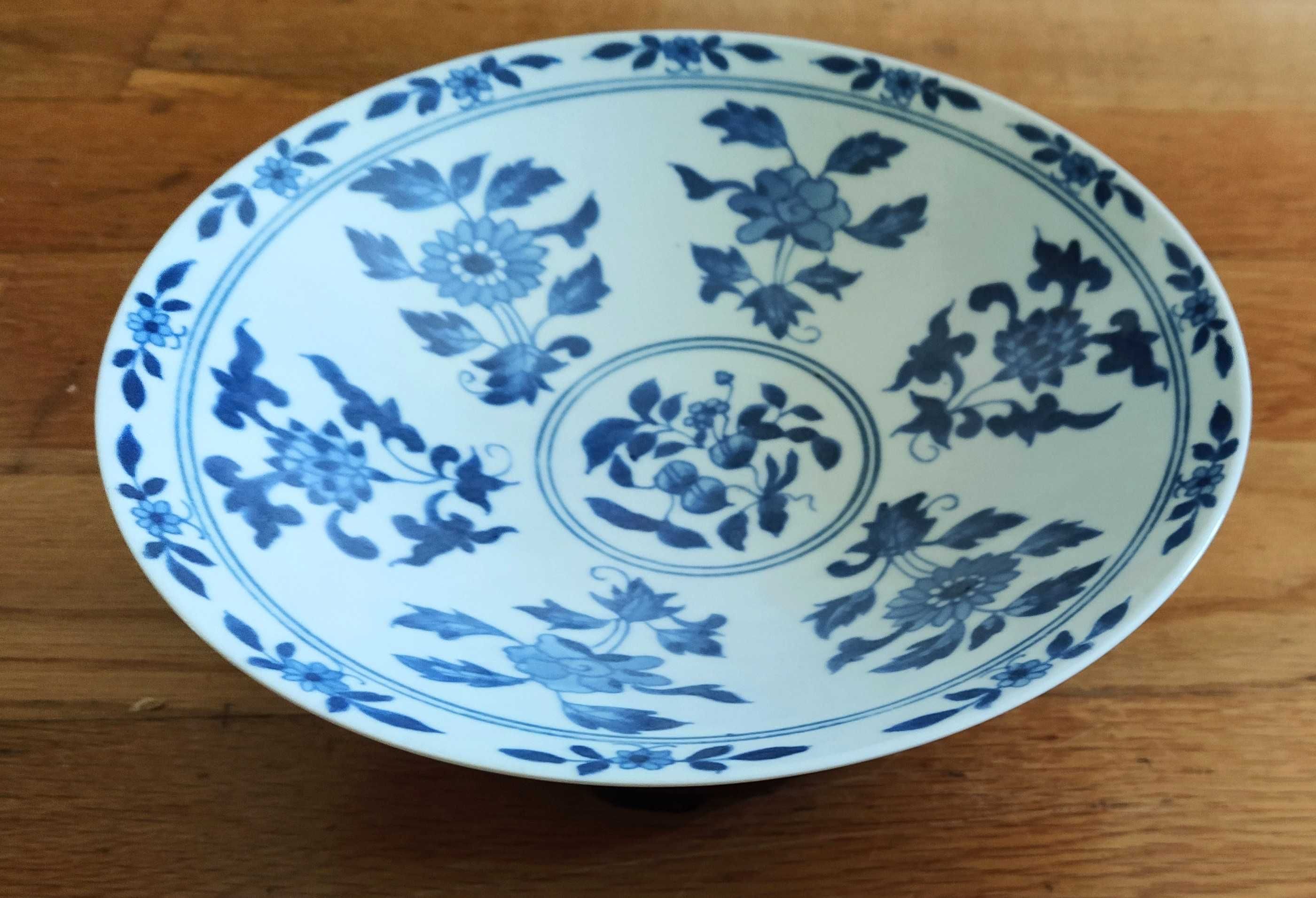 6 peças de Porcelana China Azul e Branco