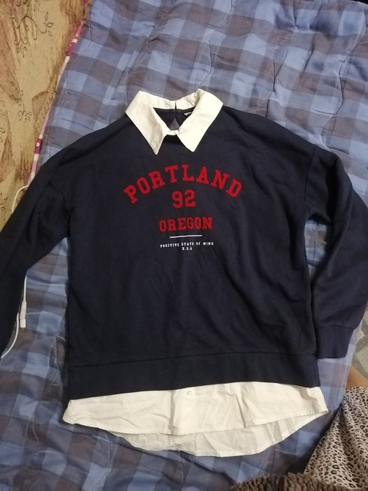 Свитшот толстовка утеплённая на девочку 12-14 лет, р. 158-164