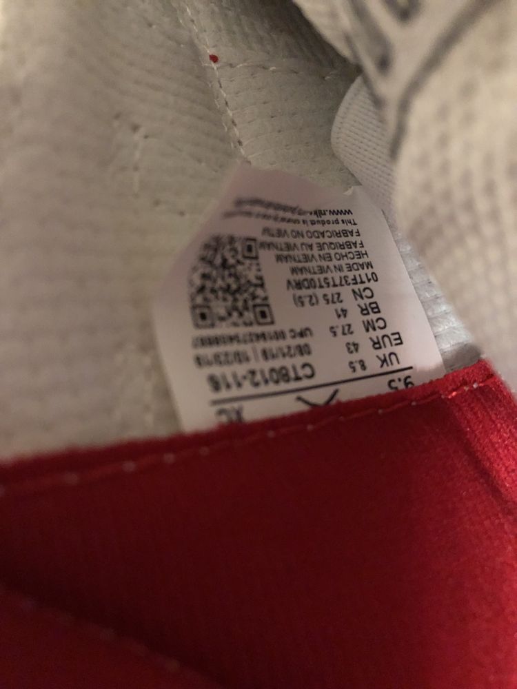 Кросівки Jordan 11 Red Cherry