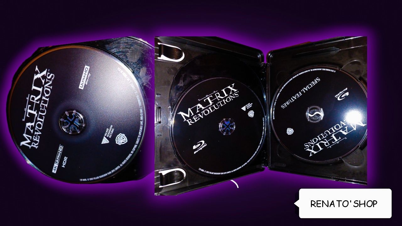 PACK 4K+2BLURAY( BD)• Matrix Revolutions